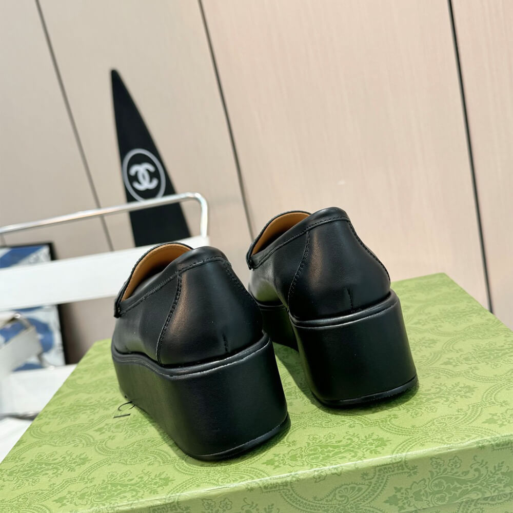 Gucci Women s Horsebit wedge loafer