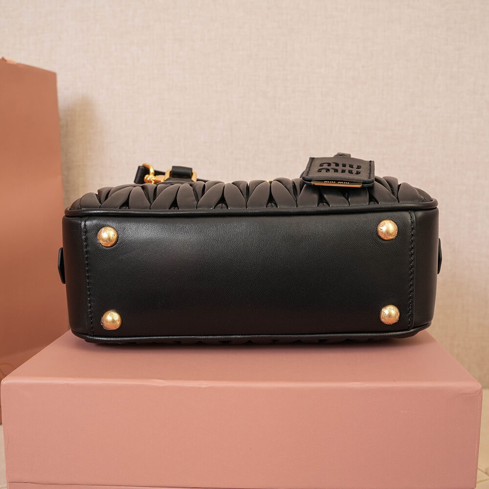 MIUMIU Medium Arcadie matelasse nappa Bag(HIGH-END GRADE)