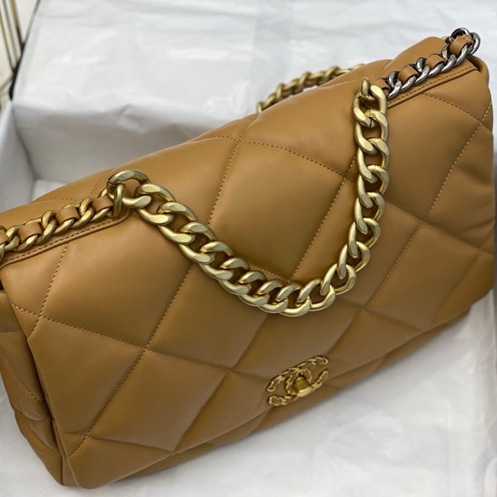 CHANEL 19 Maxi Handbag(HIGH-END GRADE)
