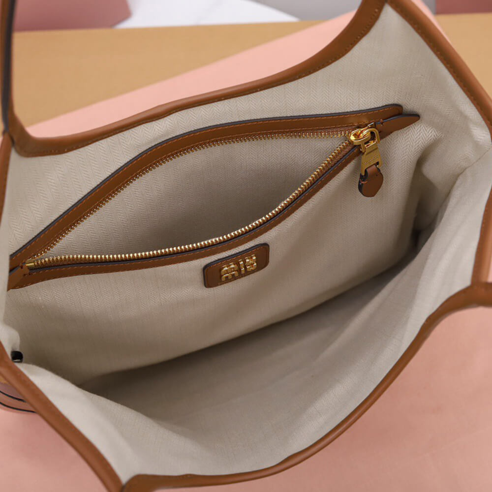 MIUMIU REGULAR IVY leather patchwork bag(HIGH-END GRADE)