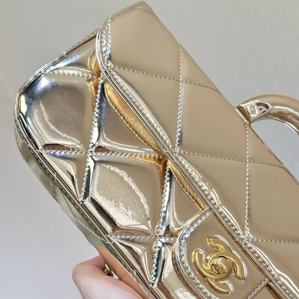 CHANEL Large Flap Bag With Top Handle(high-end grade)