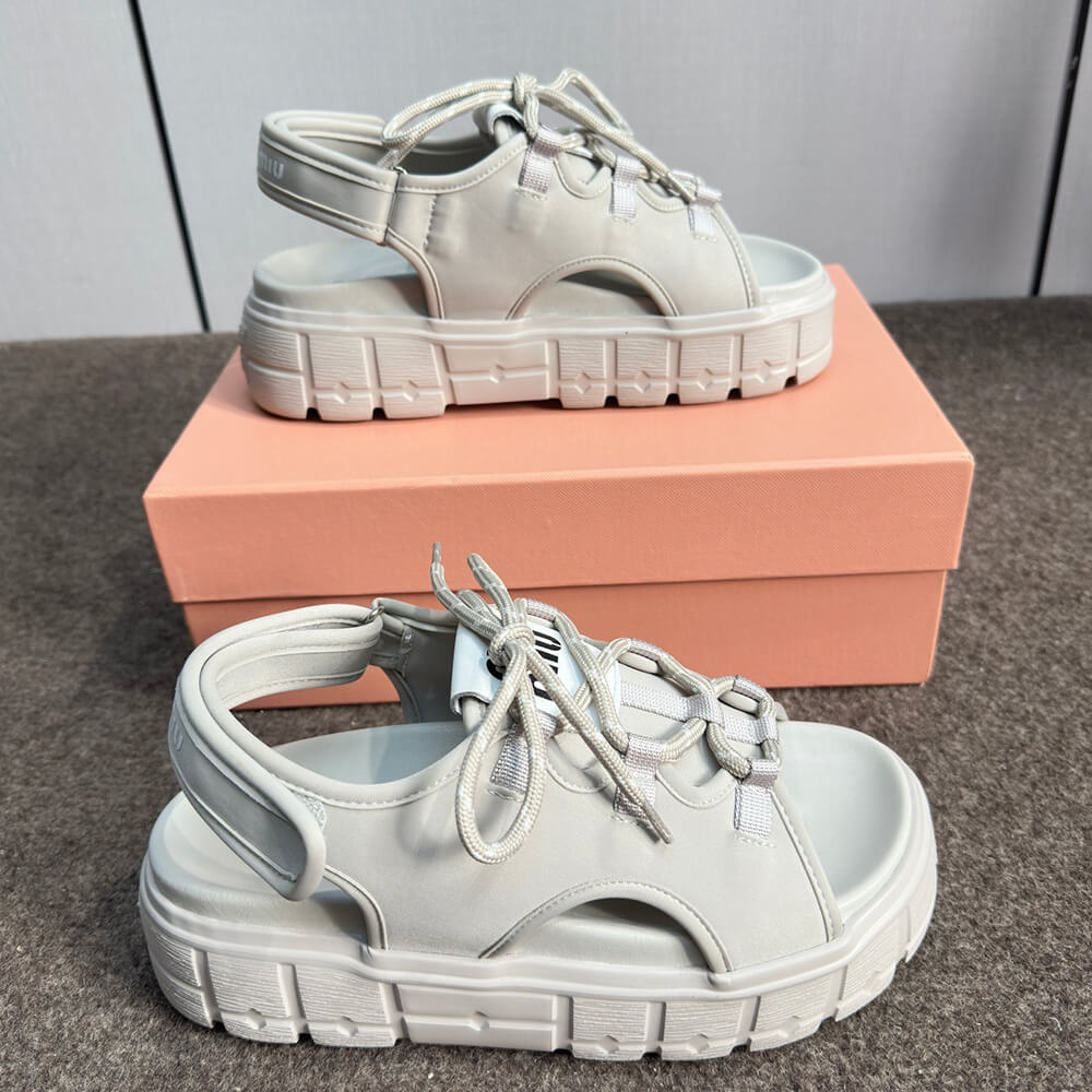 MiuMiu Chunky neoprene sandals