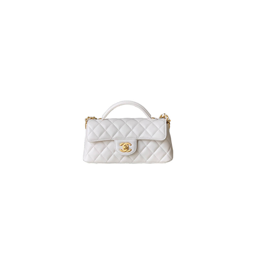 CHANEL Mini Flap Bag with Top Handle(HIGH-END GRADE)