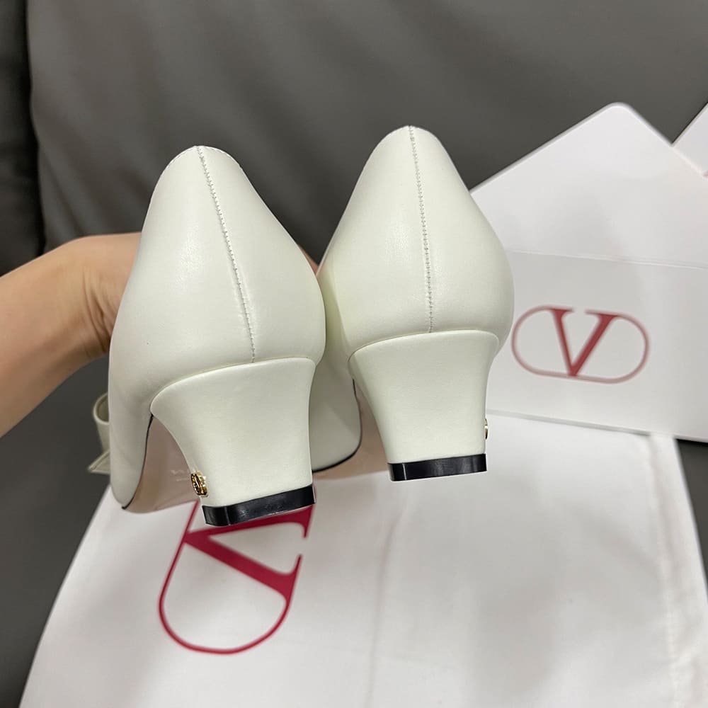 VALENTINO BOWOW sheepskin high heels (heel height 4.5 cm)