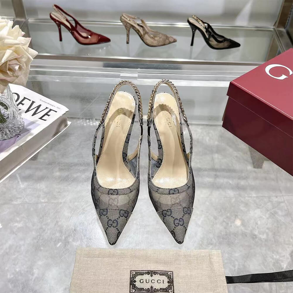 Gucci Signoria slingback pump