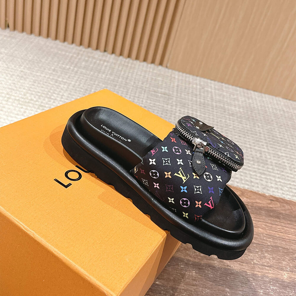 LV x TM Pool Pillow Flat Comfort Mule