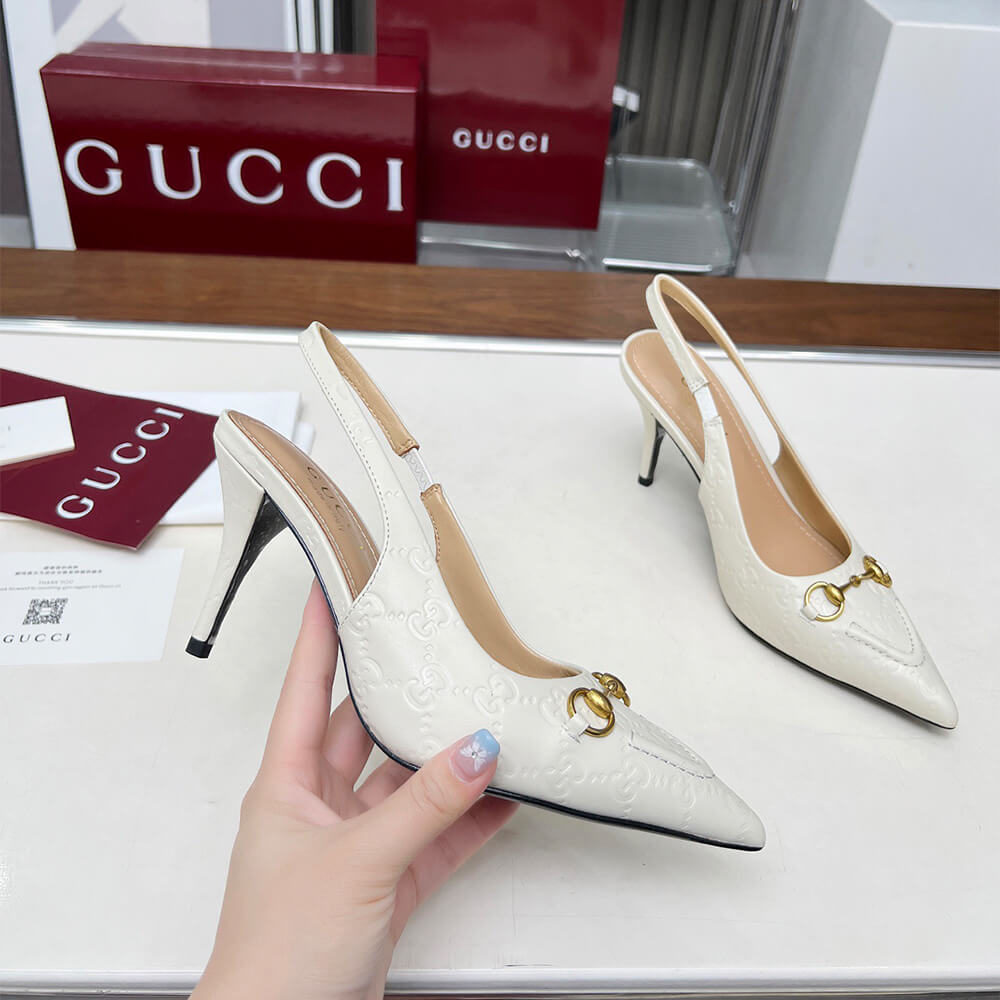 Gucci Women s slingback pump with Horsebit