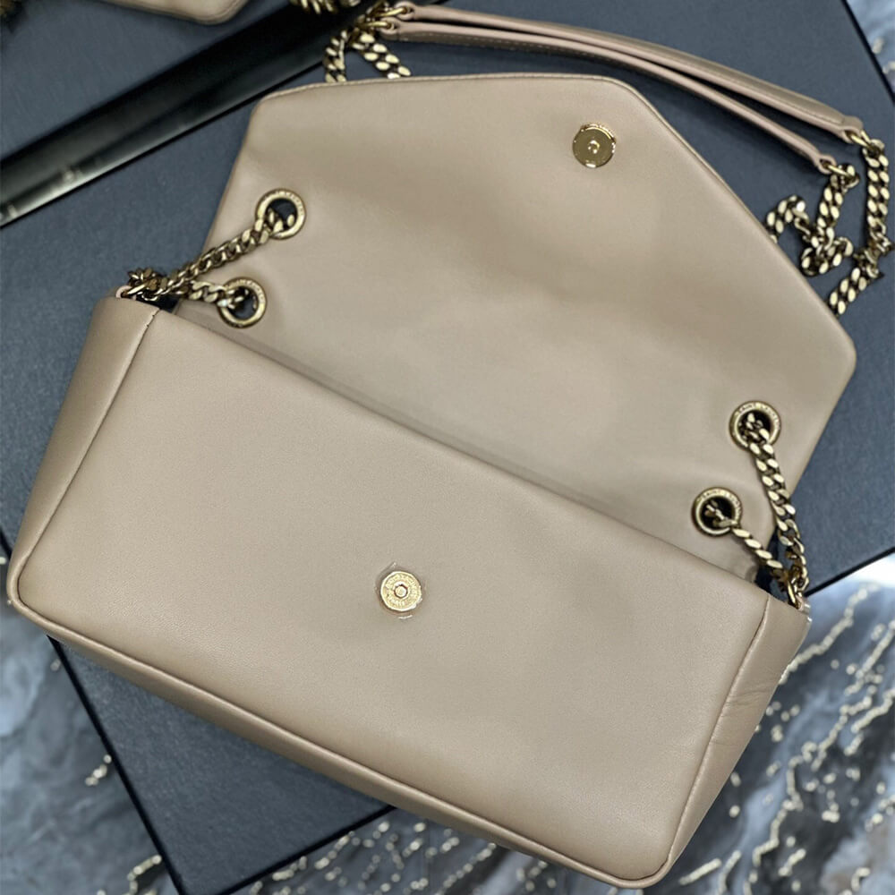 YSL calypso small in plunged lambskin