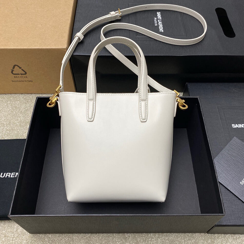 MINI TOY SHOPPING SAINT LAURENT IN BOX LEATHER