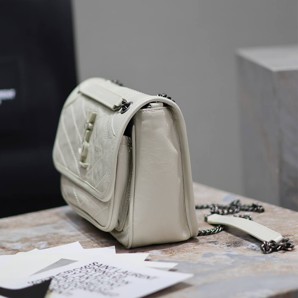 YSL NIKI baby in vintage leather(HIGH-END GRADE)