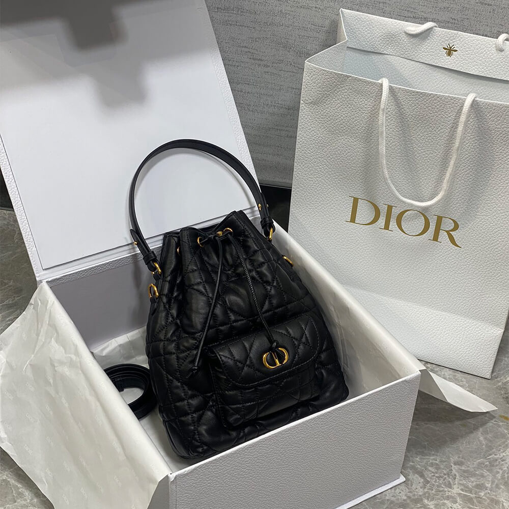 Small Dior Caro Bucket Bag(HIGH-END GRADE)