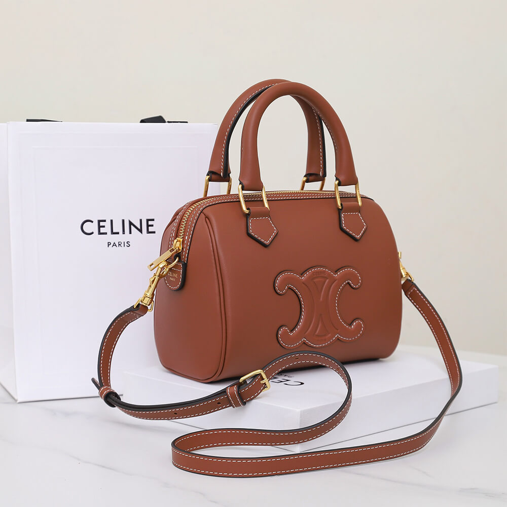 CELINE SMALL BOSTON IN Smooth Calfskin