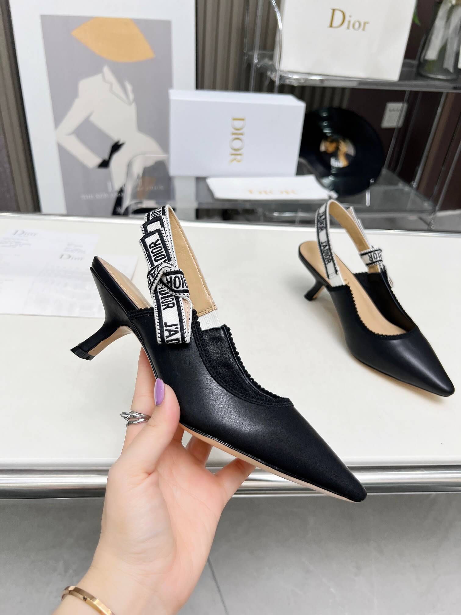 J Adior Slingback Pump