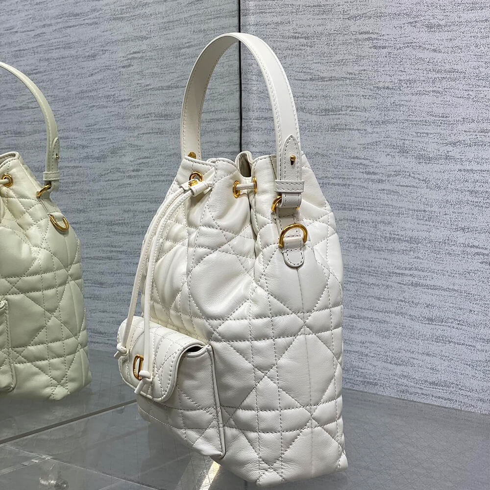 Small Dior Caro Bucket Bag(HIGH-END GRADE)
