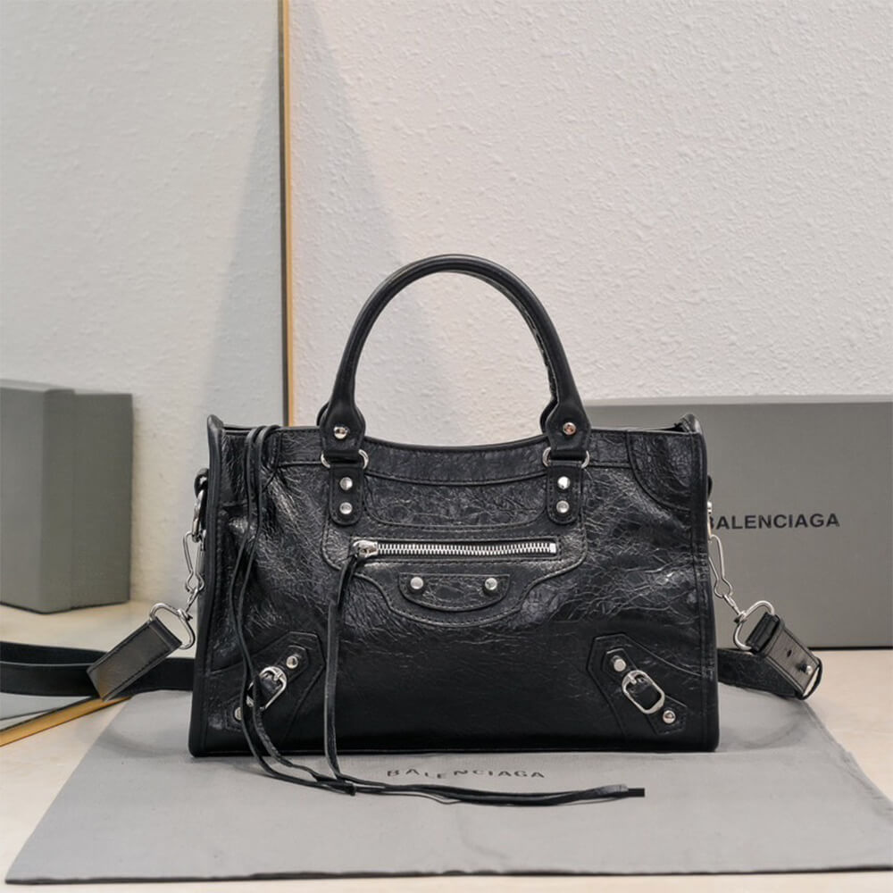 Balenciaga Women s Le City Bag Small(HIGH-END GRADE)