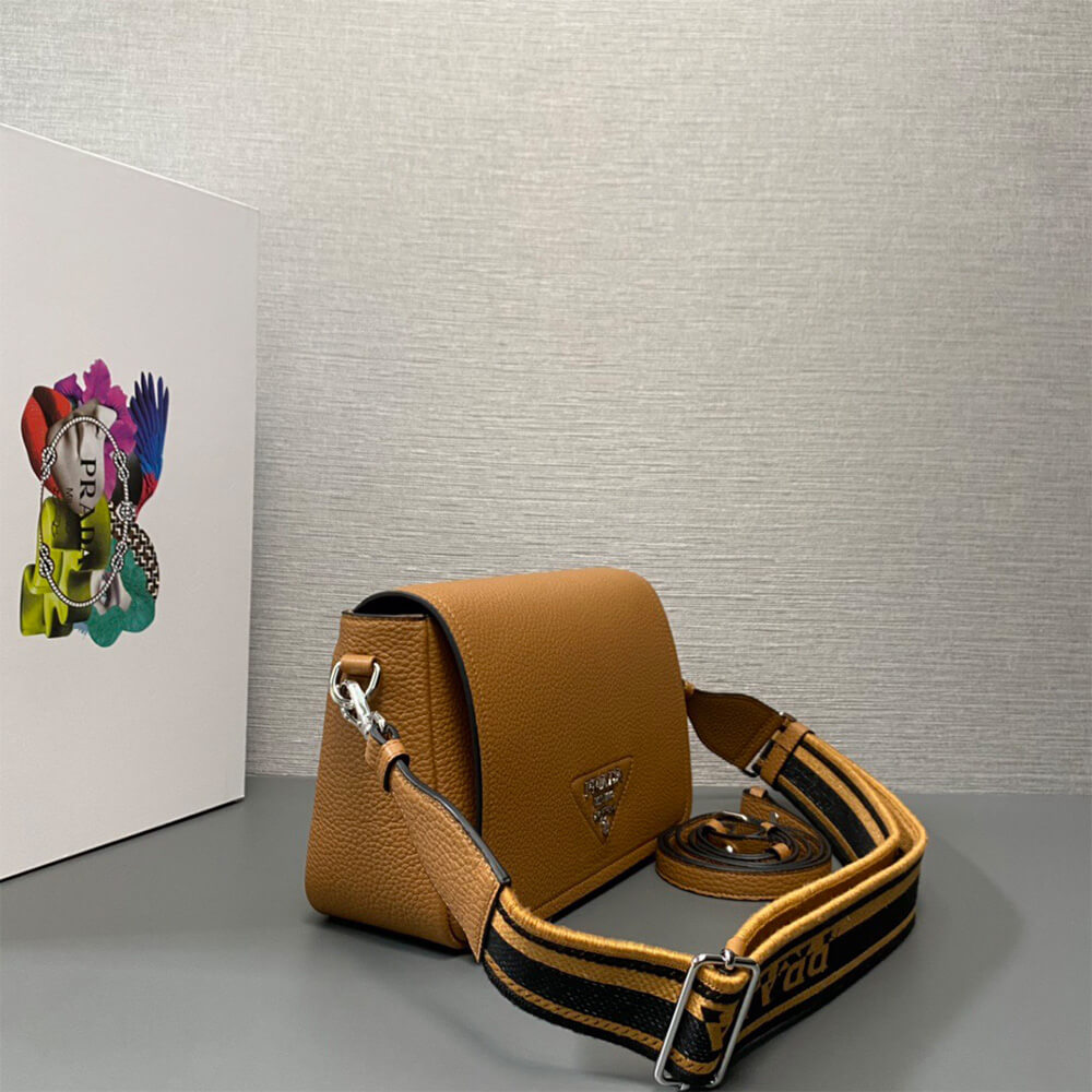 Prada Leather shoulder bag(high-end grade)