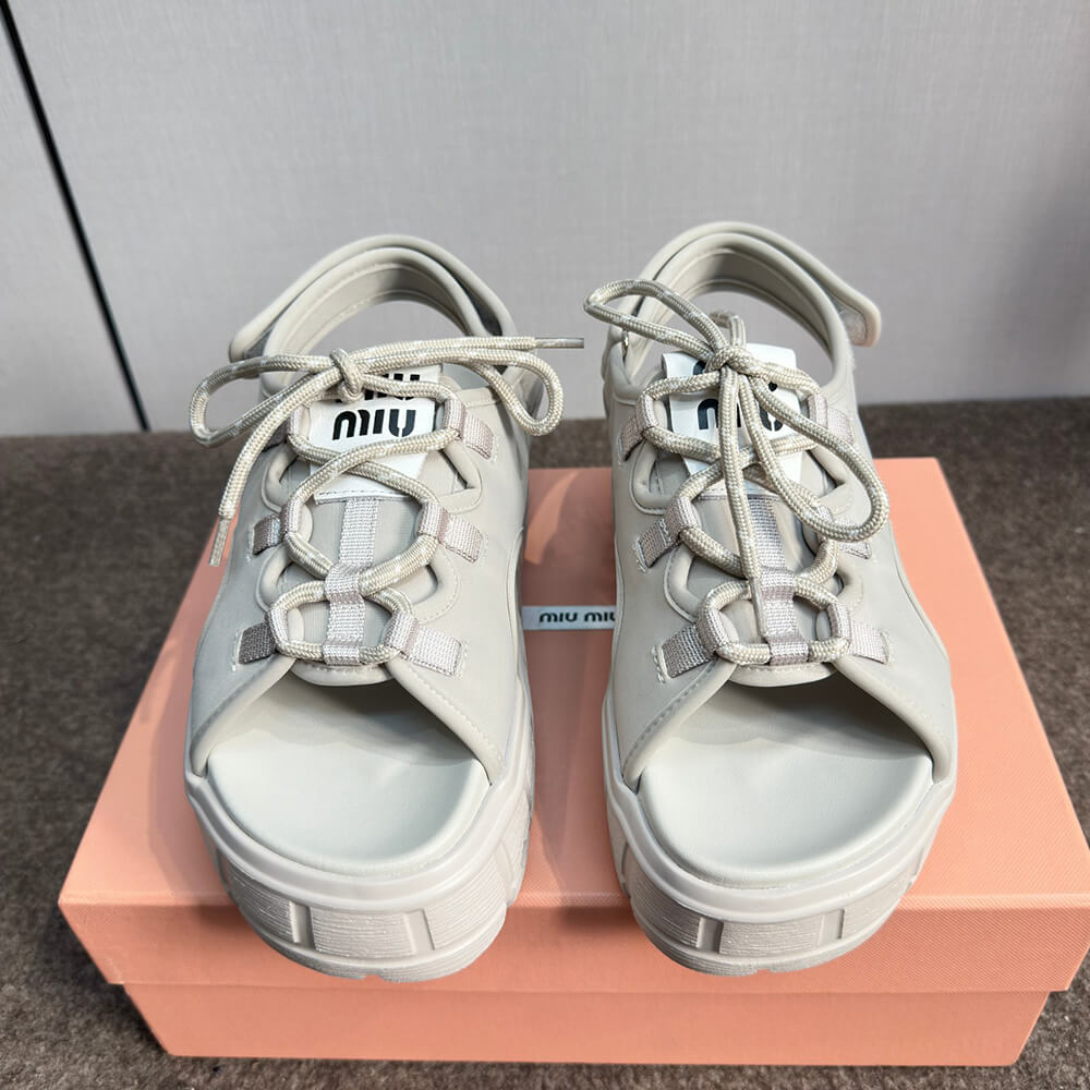 MiuMiu Chunky neoprene sandals