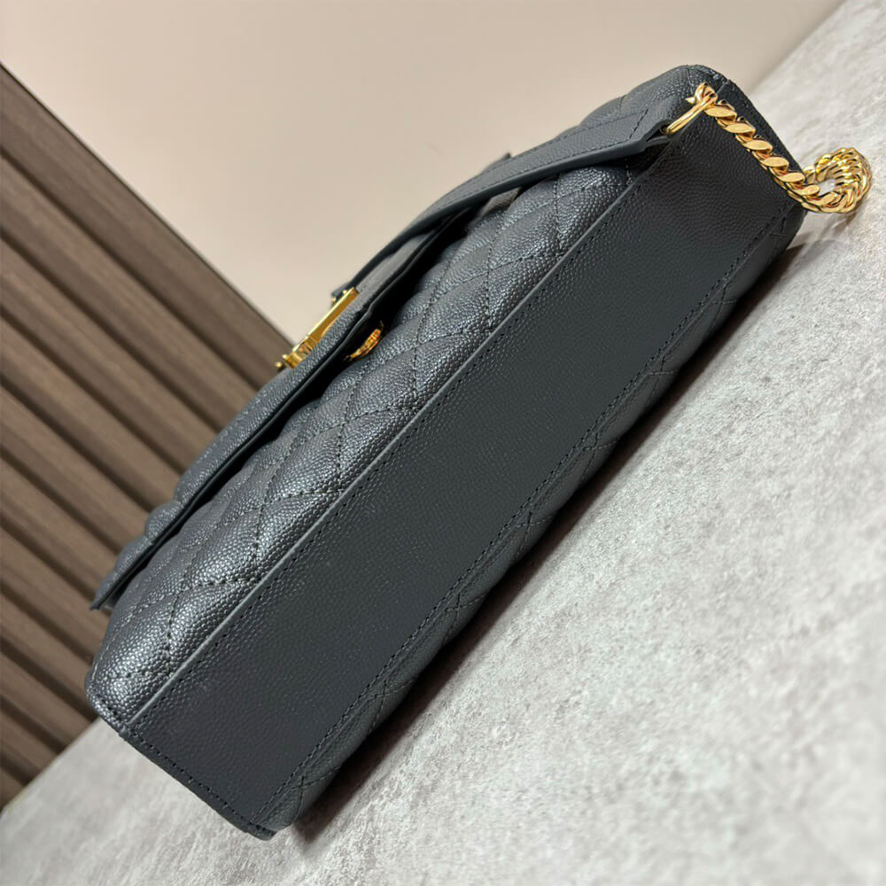 YSL envelope medium in grained leather