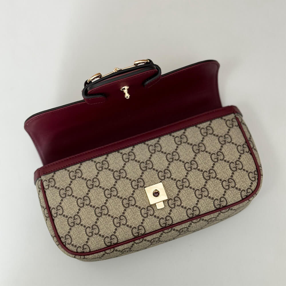 Gucci Horsebit 1955 Soft small top handle bag(HIGH-END GRADE)