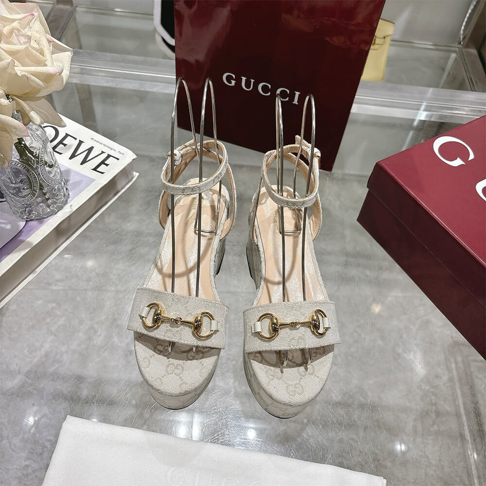 GUCCI Women s Horsebit flatform sandal
