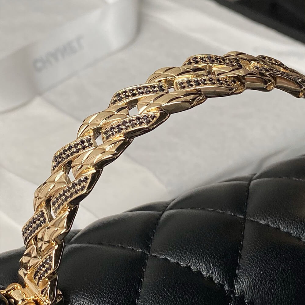 CHANEL Mini Flap Bag with Top Handle