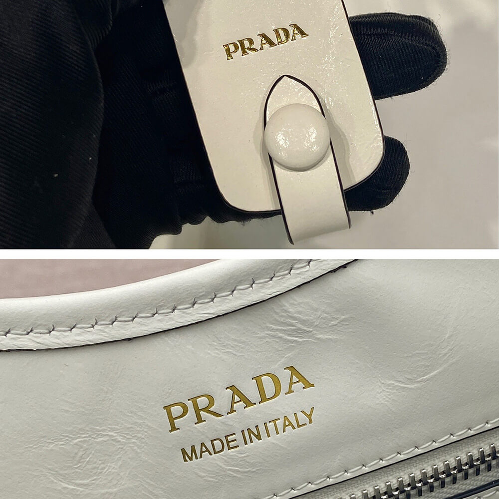 Prada Medium leather tote bag(high-end grade)