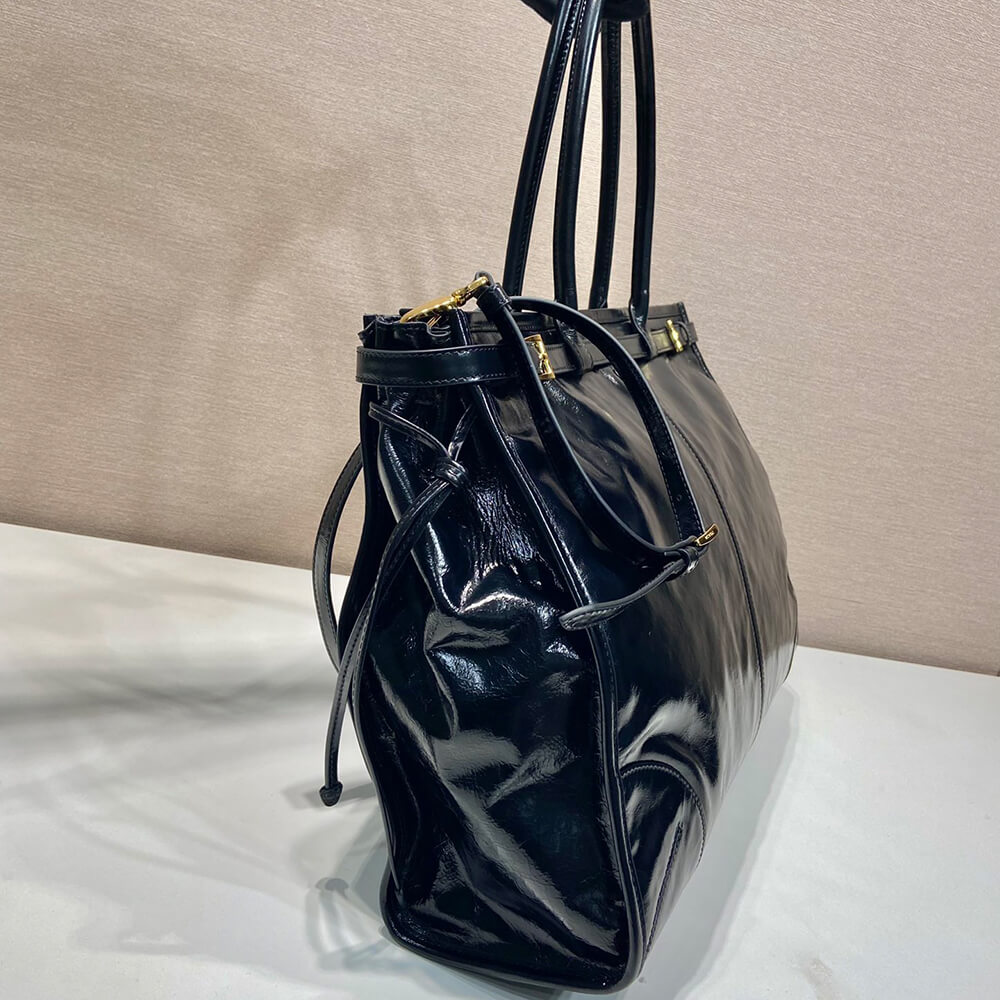 Prada Extra large leather handbag(high-end grade)