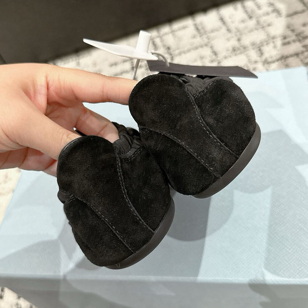 PRADA Collapse Re-Nylon and suede sneakers