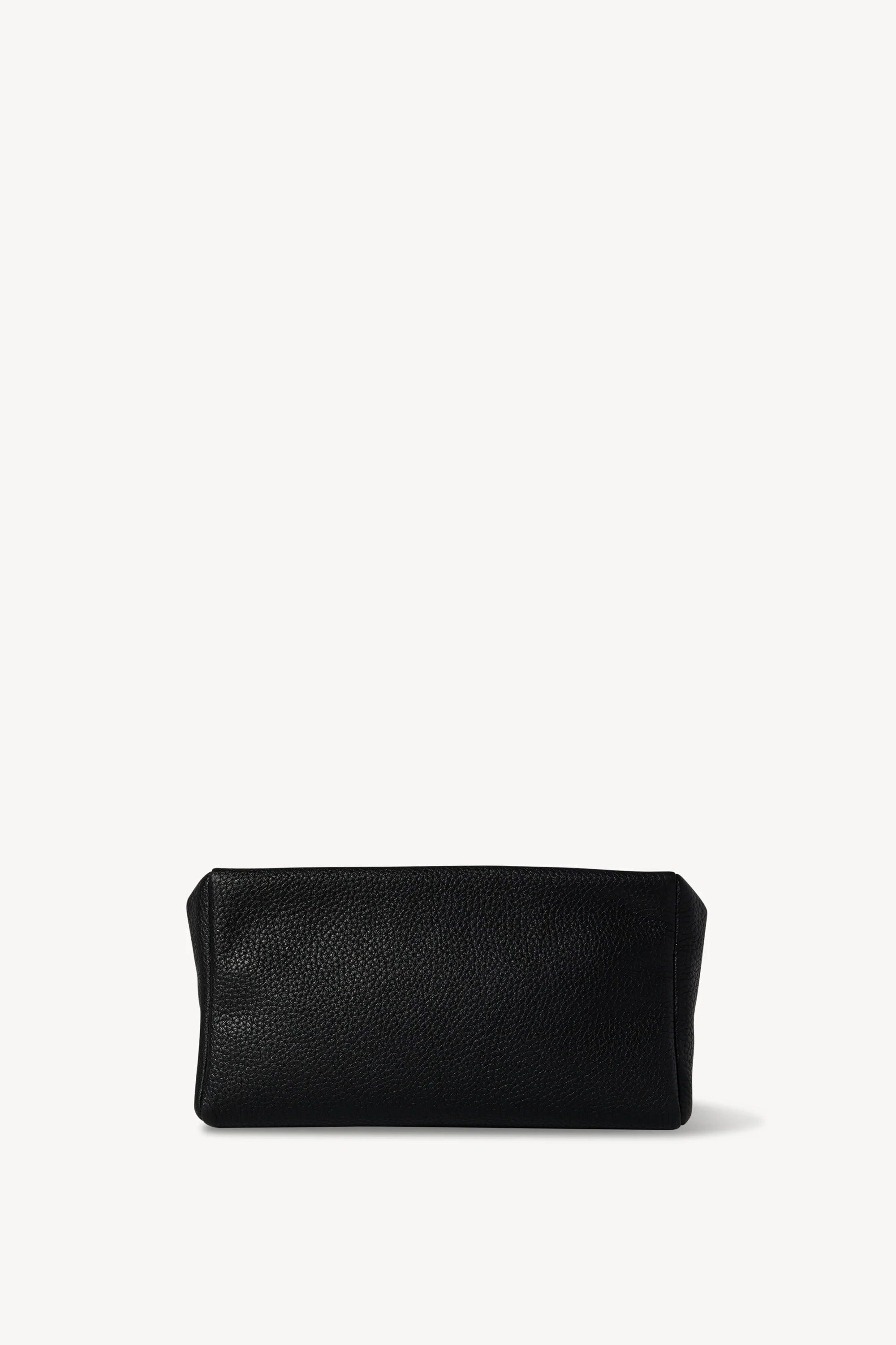 Squared Compact Clutch Bag in Leather